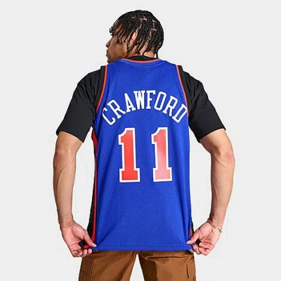 Mitchell And Ness Men's New York Knicks Nba Jamal Crawford 2004-05 Swingman Basketball Jersey Shirt In Royal Blue