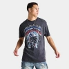 MITCHELL AND NESS MITCHELL AND NESS MEN'S NEW YORK RANGERS NHL CREASE LIGHTNING GRAPHIC T-SHIRT