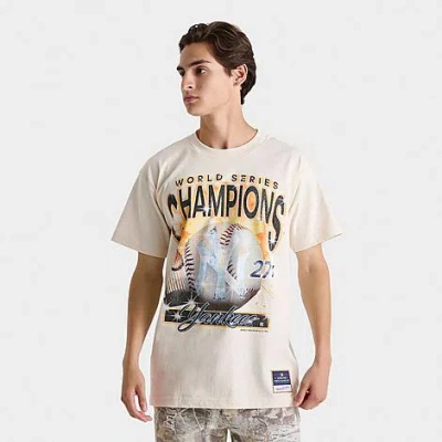 Mitchell & Ness Men's New York Yankees Mlb Boom Graphic T-shirt In White