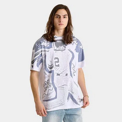 Mitchell & Ness Men's New York Yankees Mlb Derek Jeter Showstopper Graphic T-shirt In White