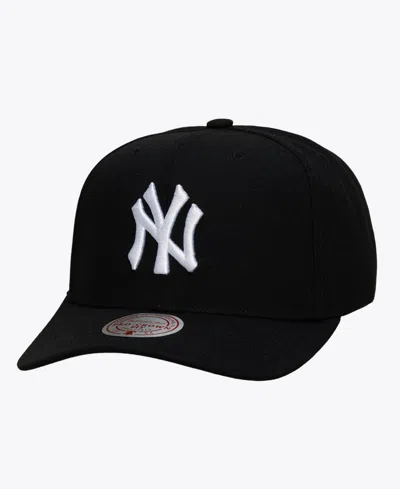 Mitchell & Ness Men's New York Yankees Structured Snapback Baseball Cap In Black