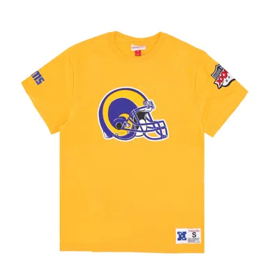 Mitchell & Ness Men's Nfl Team Origins Top Losram T-shirt In Gold