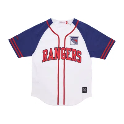 Mitchell & Ness Men's Nhl Practice Day Button Front Jersey Neyran White