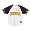 Mitchell & Ness Men's Nhl Practice Day Button Front Jersey Pitpen White In White
