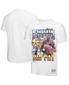 Mitchell & Ness Patrick Ewing White New York Knicks Hardwood Classics Commemorative Player Collage T In White