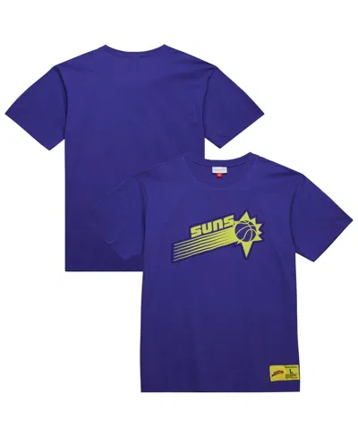 Mitchell & Ness Men's Purple Phoenix Suns Hardwood Classics Neon Nights Premium T-shirt