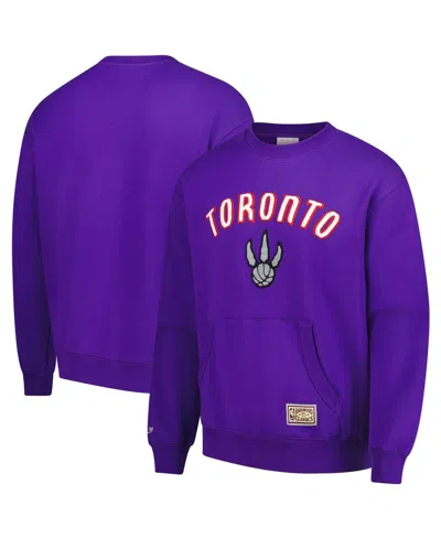 Mitchell & Ness Men's Purple Toronto Raptors Nights Pullover Sweatshirt