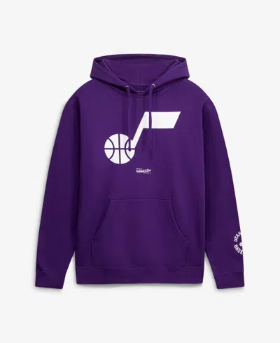 Mitchell & Ness Men's Purple Utah Jazz Fleece Hoodie In Multi
