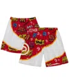 Mitchell & Ness Men's Red Atlanta Hawks 1998-99 Hardwood Classics Slap Sticker Swingman Shorts In Red