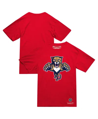 Mitchell & Ness Men's Red Florida Panthers Heritage T-shirt