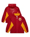 Mitchell & Ness Men's Red Houston Rockets Playmaker Full-zip Hooded Windbreaker Jacket In Red