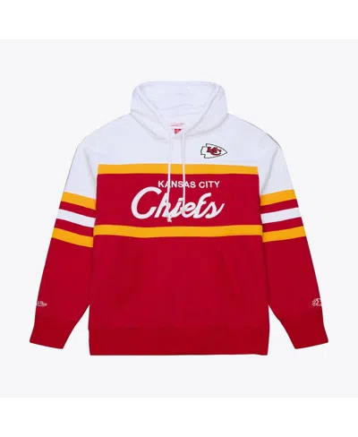 Mitchell & Ness Men's Red Kansas City Chiefs Head Coach Hoodie