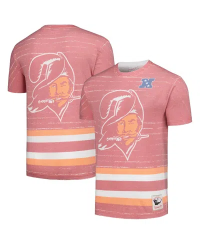 Mitchell & Ness Men's Red Tampa Bay Buccaneers Jumbotron 3.0 T-shirt