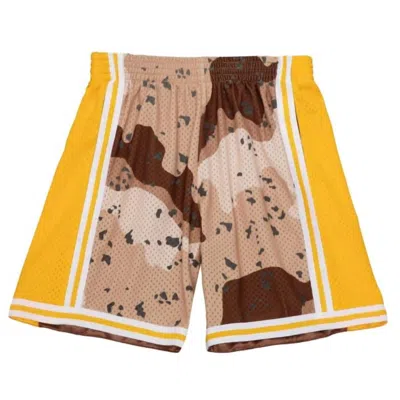 Mitchell & Ness Men's Reflective Swingman Los Angeles Lakers Shorts In Camo In Multi