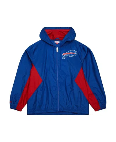 Mitchell & Ness Men's Royal Buffalo Bills Playmaker Full-zip Windbreaker Jacket In Blue