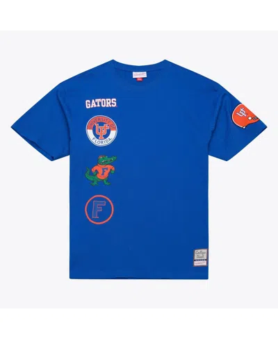 Mitchell & Ness Men's Royal Florida Gators Double Clutch Premium T-shirt In Blue