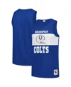 Mitchell & Ness Men's Royal Indianapolis Colts Retro Color Block Tank Top In Blue
