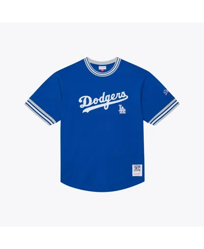 Mitchell & Ness Men's Royal Los Angeles Dodgers Wild Pitch Ringer T-shirt In Blue