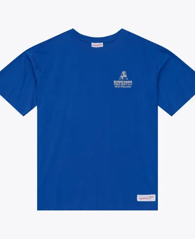 Mitchell & Ness Men's Royal New England Patriots Core Essentials Micro Logo T-shirt