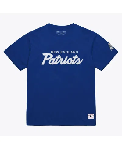 Mitchell & Ness Men's Royal New England Patriots Head Coach Classic T-shirt In Blue