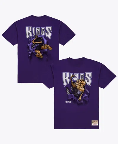 Mitchell & Ness Men's Sacramento Kings Breakthrough Graphic Cotton T-shirt In Black