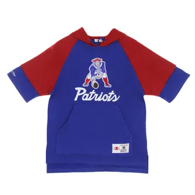 Mitchell & Ness Men's Short Sleeve Hoodie Nfl Fleece Hoodie Neepat Royal Blue