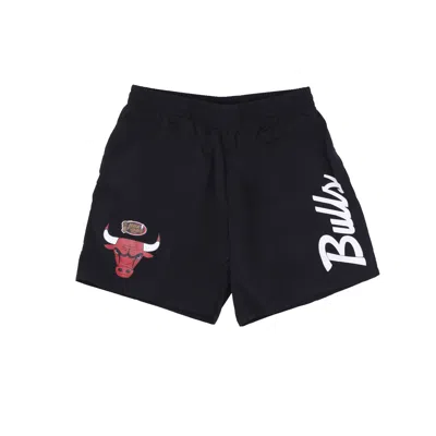 Mitchell & Ness Men's Shorts Nba Team Essentials Nylon Shorts Hardwood Classics Chibul In Black