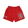 Mitchell & Ness Men's Shorts Nba Team Heritage Woven Short Hardwood Classics Chibul In Red