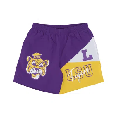 Mitchell & Ness Men's Shorts Ncaa Woven Shorts Vintage Logo Loutig Original Team Colors