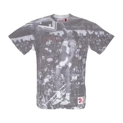 Mitchell & Ness Men's T-shirt Nba Above The Rim Sublimated Hardwood Classics Tee Spud Webb Atlhaw