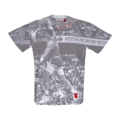 Mitchell & Ness Men's T-shirt Nba Above The Rim Sublimated Tee Hardwood Classics Kenny Walker Neykni In White