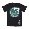 Mitchell & Ness Men's T-shirt Nba Big Face 7.0 Tee Dalmav Black In Black
