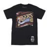 Mitchell & Ness Men's T-shirt Nba Big Face 7.0 Tee Phi76e Black In Black