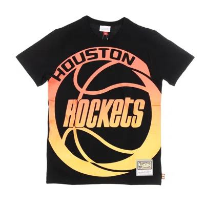 Mitchell & Ness Men's T-shirt Nba Flames Tee Hardwood Classics Hourock Black