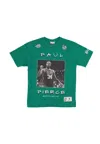 Mitchell & Ness Men's T-shirt Nba Heavyweight Premium Player Vintage Logo Tee Paul Pierce Boscel Kelly Green In Kelly Green
