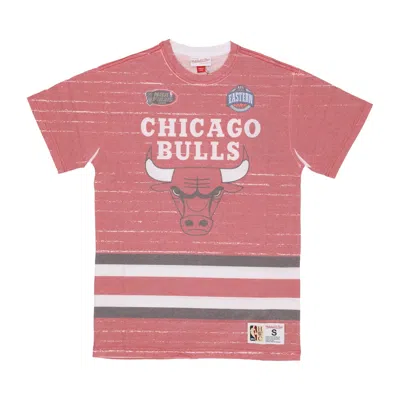 Mitchell & Ness Men's T-shirt Nba Jumbotron 3.0 Sublimated Tee Chibul Multi/white