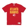 Mitchell & Ness Men's T-shirt Nba Legendary Slub Tee Atlhaw In Red