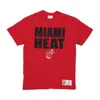 Mitchell & Ness Men's T-shirt Nba Legendary Slub Tee Miahea Original Team Colors In Red