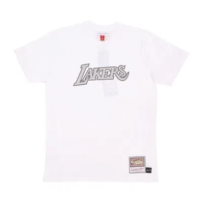 Mitchell & Ness Men's T-shirt Nba Off White Tee Loslak Off White/original Team Colors In Multi