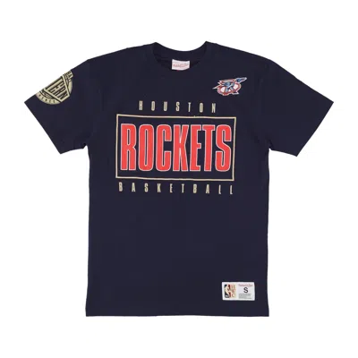Mitchell & Ness Men's T-shirt Nba Team Og 2.0 Premium Vintage Logo Tee Houroc Original Team Colors