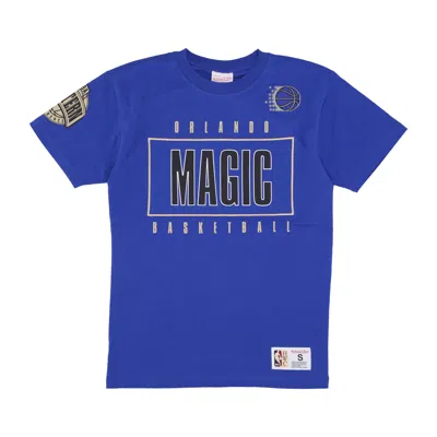 Mitchell & Ness Men's T-shirt Nba Team Og 2.0 Premium Vintage Logo Tee Orlmag Original Team Colors
