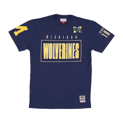 Mitchell & Ness Men's T-shirt Ncaa Team Og 2.0 Premium Vintage Logo Tee Micwol Original Team Colors