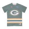 Mitchell & Ness Men's T-shirt Nfl Jumbotron 3.0 Sublimated Tee Grepac Multi/white In Green