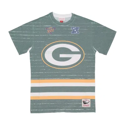 Mitchell & Ness Men's T-shirt Nfl Jumbotron 3.0 Sublimated Tee Grepac Multi/white