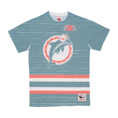 Mitchell & Ness Men's T-shirt Nfl Jumbotron 3.0 Sublimated Tee Miadol Multi/white