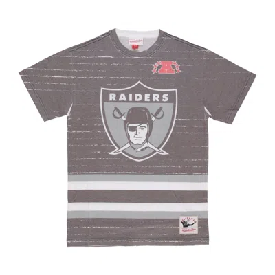 Mitchell & Ness Men's T-shirt Nfl Jumbotron 3.0 Sublimated Tee Oakrai Multi/white