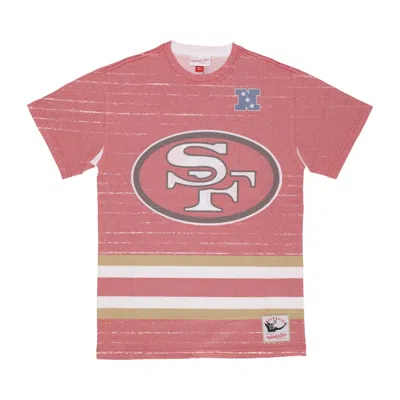 Mitchell & Ness Men's T-shirt Nfl Jumbotron 3.0 Sublimated Tee Saf49e Multi/white