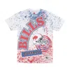 Mitchell & Ness Men's T-shirt Nfl Team Burst Sublimated Tee Bufbil White/original Team Colors In Multi