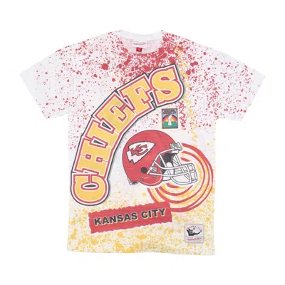 Mitchell & Ness Men's T-shirt Nfl Team Burst Sublimated Tee Kanchi White/original Team Colors In Multi