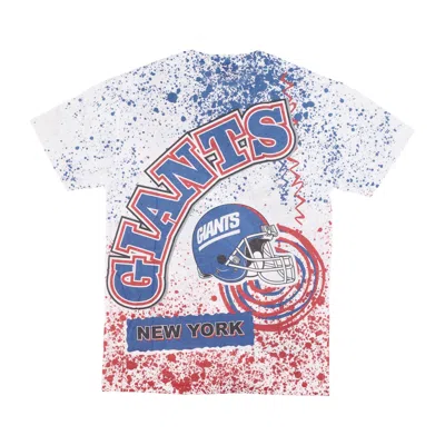 Mitchell & Ness Men's T-shirt Nfl Team Burst Sublimated Tee Neygia White/original Team Colors In Multi